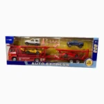 MULA NIÑERA DOBLE PISO CON CARROS AUTO EXPRESS CARMK1026S - Imagen 2