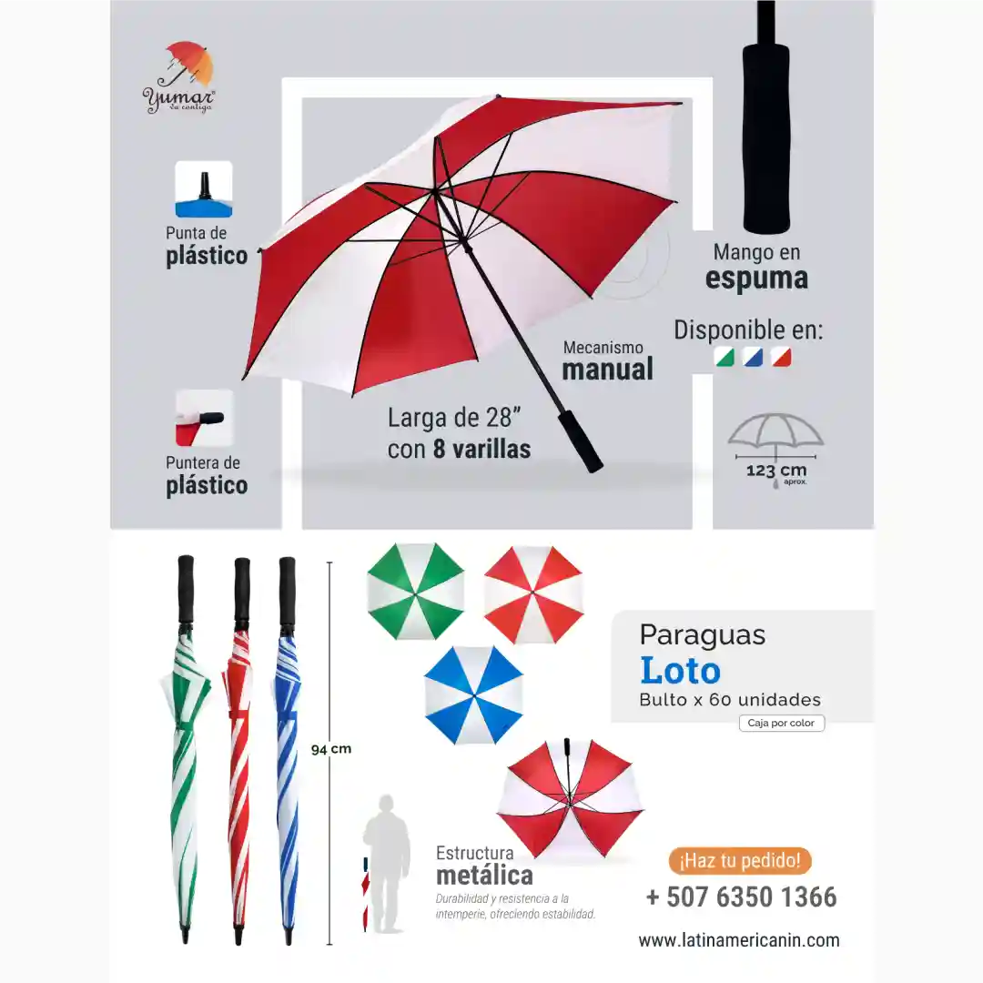 PARAGUAS-LARGO-MANUAL-LOTO-01.webp PARAGUAS LARGO MANUAL LOTO - Imagen 1