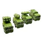 SET CARRO MILITAR X3 CAR265-4B
