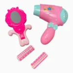 SET DE BELLEZA CON RULOS PINZAS SECADOR ESPEJO BEL668-40 - Imagen 2